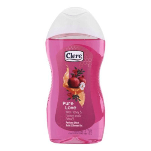 ქლერი - შხაპის გელი თაფლი/ბროწეული Pure Love 300მლ