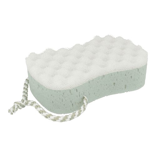 პარსა - ღრუბელი გამამკვრივებელი. სამასაჟე მწვანე