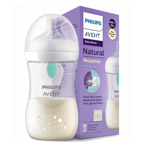 ავენტი - ბოთლი 'ნატურალ' პლასტმასის სარქველით ვარსკვლავები. /1თვ+/ 260მლ