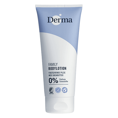 დერმა - Family ტანის ლოსიონი მკვებავი/დამატენიანებელი ორგანული შიის კარაქით 200მლ