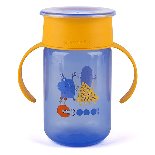 სუავინექსი - ჭიქა სასწავლო ცისფერი /12თვ+/ 340მლ