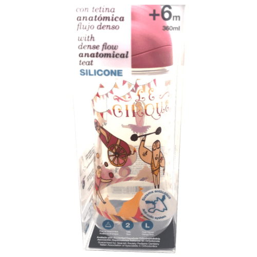 სუავინექსი - ბოთლი პლასტიკის სილიკონის ანატომ. საწ. /6+თვ/ 360მლ