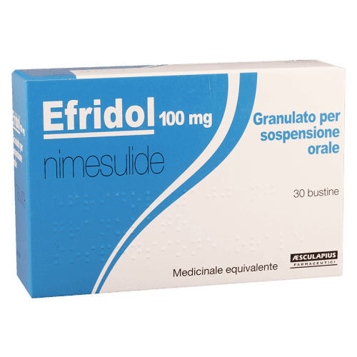 ეფრიდოლი გრანულა ორალური ხსნარის მოსამზადებლად 100მგ პაკეტი #30