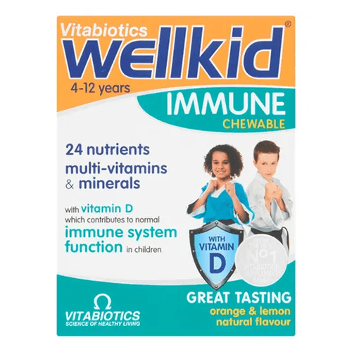 ვიტაბიოტიქსი ველკიდი იმუნიტეტი ტაბლეტი საღეჭი #30