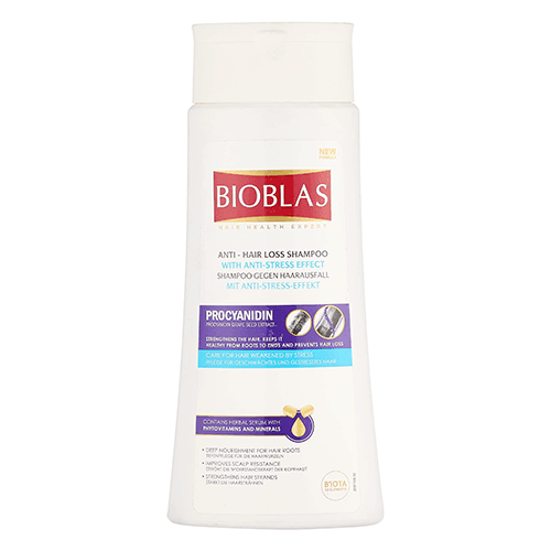 ბიობლასი - შამპუნი თმის ცვენის საწ. პროციანიდინი+ბიოტინი ნორმალური. მშრალი თმის 360მლ