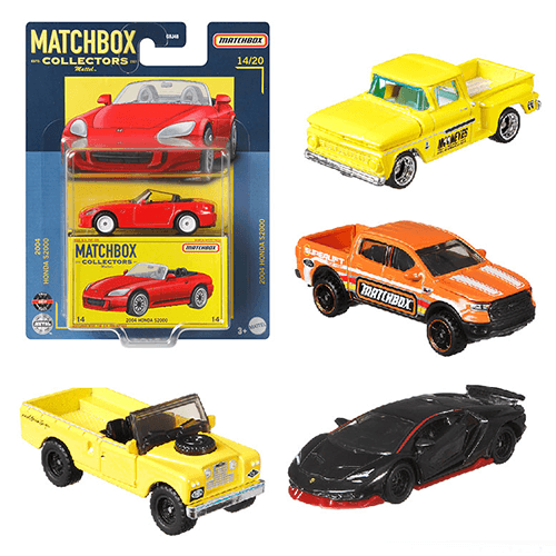 სათამაშო - მეჩბოქსის კოლექციონერები. მეტალის მანქანა