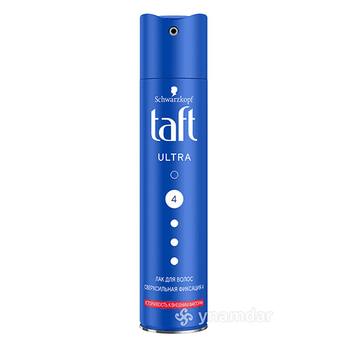ტაფტი - ლაქი ულტრა ძლიერი ფიქსაცია 4 250მლ