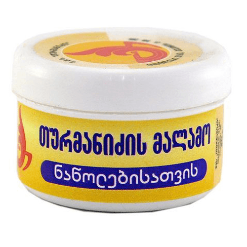 თურმანიძე ნაწოლების. დიაბეტური ჭრილობების მალამო 40გრ ქილა #1