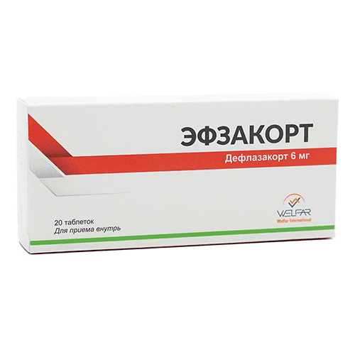 ეფზაკორტი ტაბლეტი 6მგ #20
