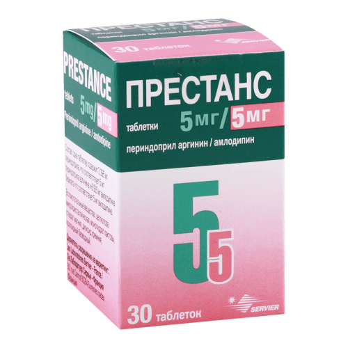 პრესტანსი ტაბლეტი  5მგ+5მგ #30