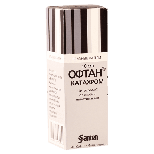 ოფთან-კატახრომი წვეთები თვალის 10მლ ფლაკონი #1