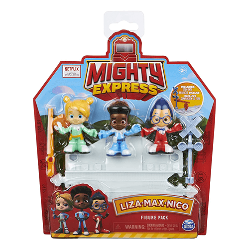 სათამაშო - სპინ მასტერი ლიზა. მაქს და ნიკო ფიგურები