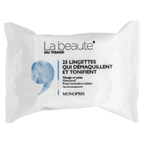 მონოპრი - სვ. ხელსახოცი მაკიაჟის მოსაშ. და მატონიზირებელი  #25