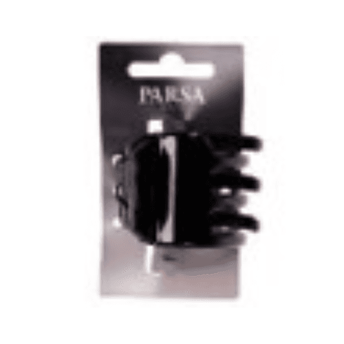 პარსა - თმის სამაგრი კბილანებით შავი პრიალა