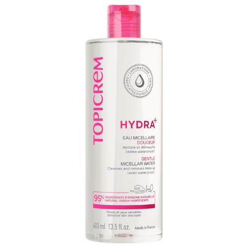 ტოპიკრემი - სახე/თვალის მიცელარული წყალი გამწმენდი ძალიან მგრძნობიარე კანის 400მლ