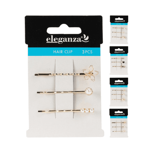 კპმ - თმის სამაგრი მეტალის ოქროსფერი  #3