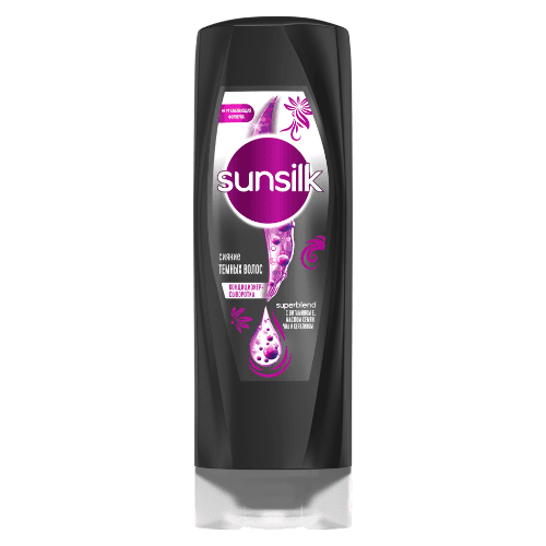 სანსილკი - კონდიციონერი ბზინვარების შეღებილი და მუქი ფერის ყველა ტიპის თმის 200მლ