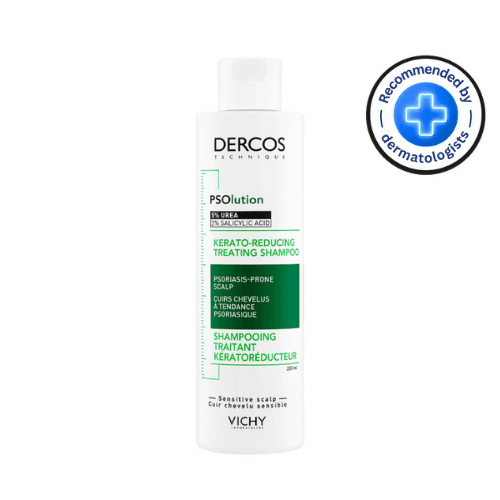 ვიში - დერკოსი ფსოლუშენი შამპუნი კერატოლიზური ფსორიაზისკენ მიდრეკილი სკალპის 200მლ