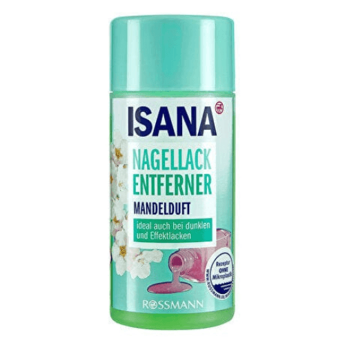 ისანა - ფრჩხილის ლაქის მოსაშორებელი სითხე ნუშის ზეთით 125მლ