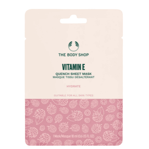 ბოდი შოპი - ვიტამინი E პატჩი სახის ქსოვილ. დამატენ. ყველა ტიპის კანი 18მლ