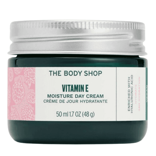ბოდი შოპი - ვიტამინი E სახის დღის დამატენიანებელი კრემი 50მლ