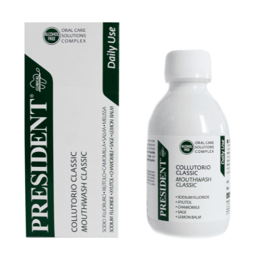 პრეზიდენტი - პირის ღრუს სავლები სისხლდენის საწინააღმდეგო ACTIVE 200მლ