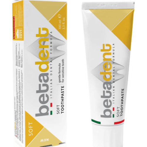 ბეტადენტი - კბ/პასტა მგრძნობიარე კბილებისთვის Soft action 100მლ