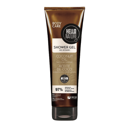 ჰელოუ ნეიჩა - შხაპის გელი ქოქოსი დამატენიანებელი და აღმდგენი 250მლ