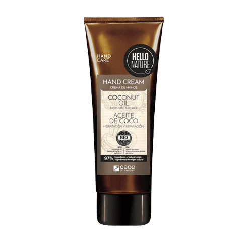 ჰელოუ ნეიჩა - ხელის კრემი ქოქოსი დამატენიანებელი და აღმდგენი 75მლ