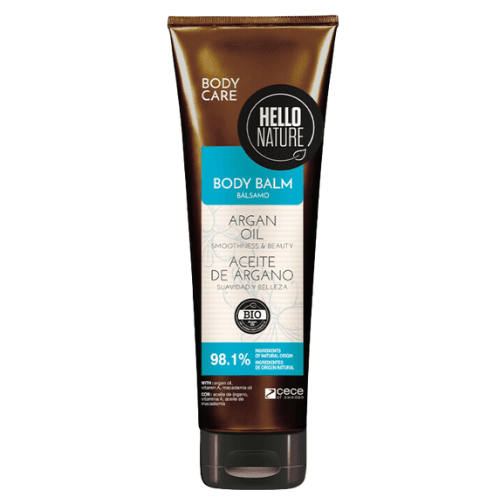 ჰელოუ ნეიჩა - ტანის ბალზამი არგანი დამატენიანებელი და დამაგლუვებელი 250მლ