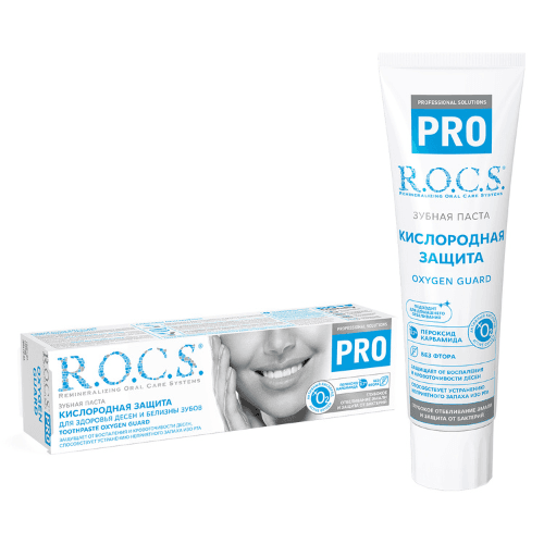 როქსი - კბ/პასტა PRO ჟანგბადით გათეთრება 60გრ