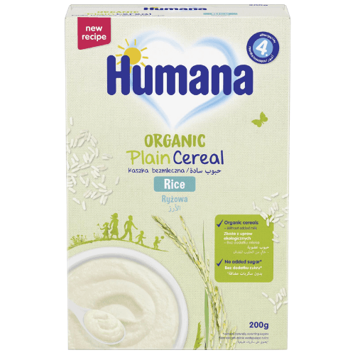 ჰუმანა - ფაფა ურძეო ბრინჯი /4თვ+/ 200გრ