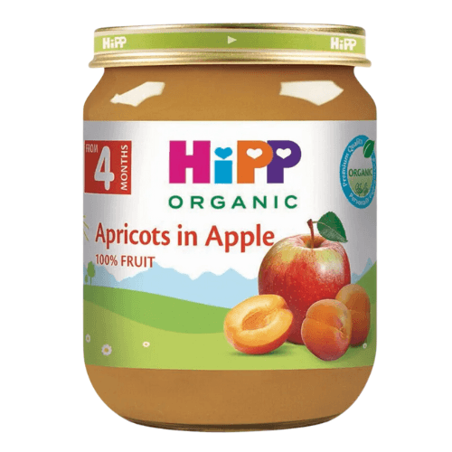 ჰიპი - ხილფაფა გარგარი და ვაშლი /4თვ+/ 125გრ