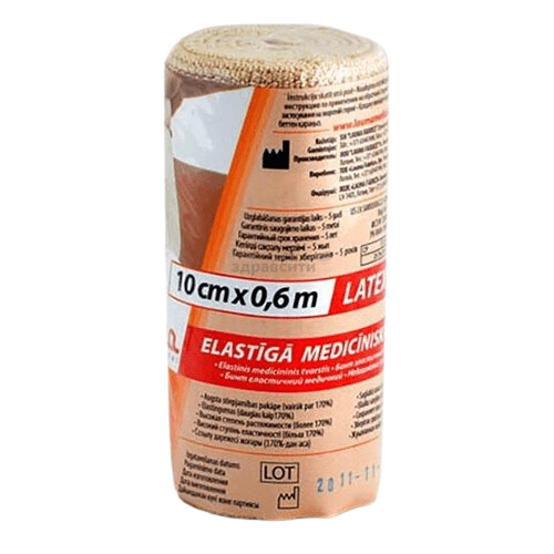 ლაუმა - ბინტი ელასტიური 10სმ X 0.6მ