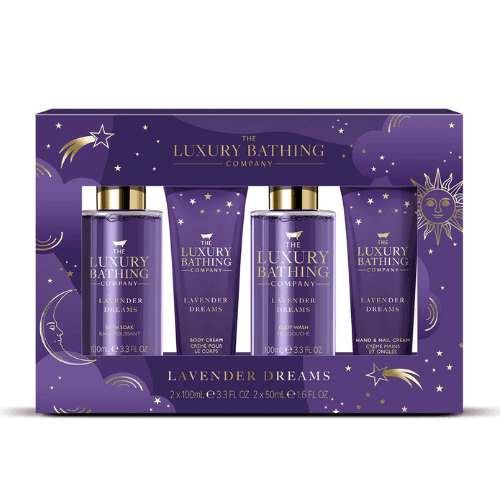 გრეის კოული - სასაჩუქრე ნაკრები Dreamy Delights Lavender შხაპის გელი/ხელის კრემი/ტანის კრემი
