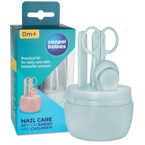 კანპოლი - ნაკრები ფრჩხილების მოსავლელი ცისფერი 9/814