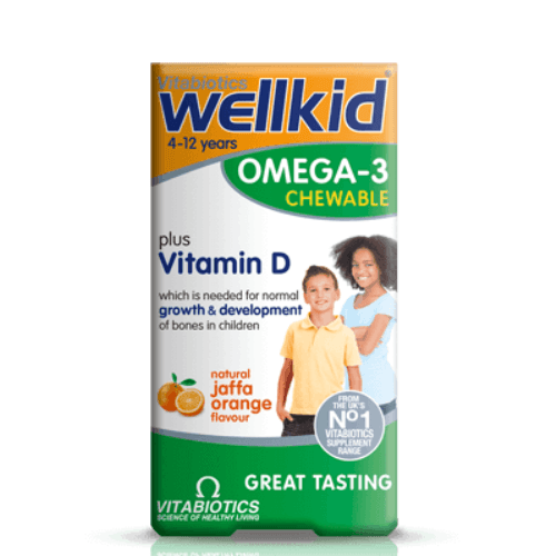 ვიტაბიოტიქსი ველკიდი ომეგა-3 საღეჭი კაფსულა #60