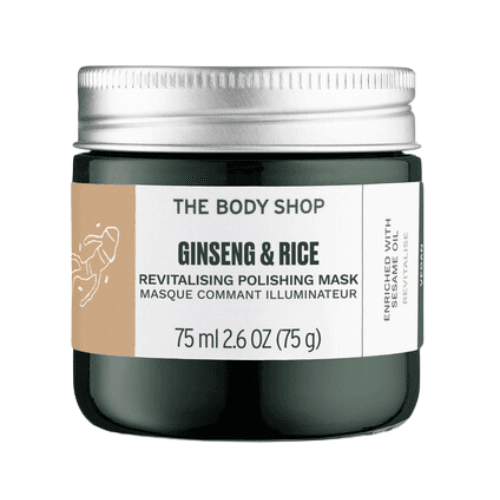 ბოდი შოპი - სახის ნიღაბი გამანათებელი. ამქერცლავი ჩინური ჟენშენი და ბრინჯი 75მლ