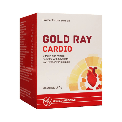 გოლდ რეი კარდიო ფხვნილი ორალური ხსნარის მოსამზადებლად 7გრ #20