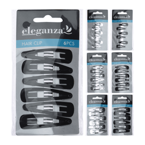 კპმ - თმის დამჭერი წკაპი შავი  #6