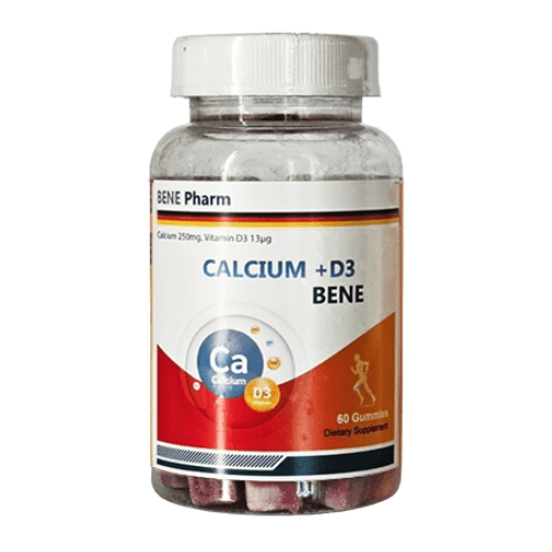 ბენე კალციუმი+დ3 გამი #60