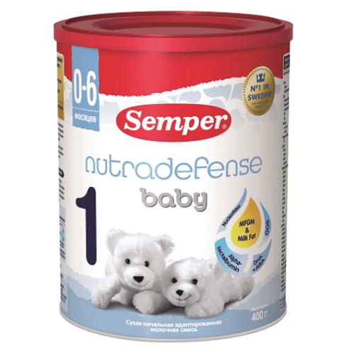 სემპერი - რძე ნუტრადეფენსი 1 /0-6თვ/ 400გრ