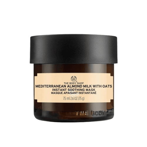 ბოდი შოპი - სახის ნიღაბი დამამშვიდებელი ხმელთა შუა ზღვის ნუშის რძე და შვრია 75მლ