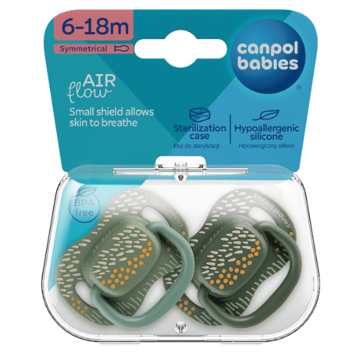 კანპოლი - მატყუარა სილიკონის სიმეტრიული  'მთები' მწვანე /6-18 თვ/ 34/931  #2