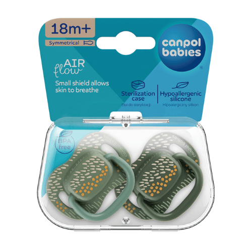 კანპოლი - მატყუარა სილიკონის სიმეტრიული  'მთები' მწვანე /18 თვ+/ 34/932  #2
