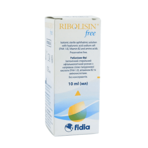 რიბოლიზინი წვეთები თვალის 10მლ ფლაკონი #1