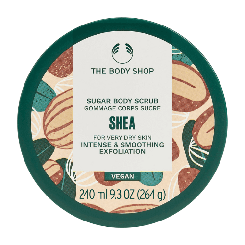 ბოდი შოპი - ტანის შაქრისებრი სკრაბი შია 240მლ 37677