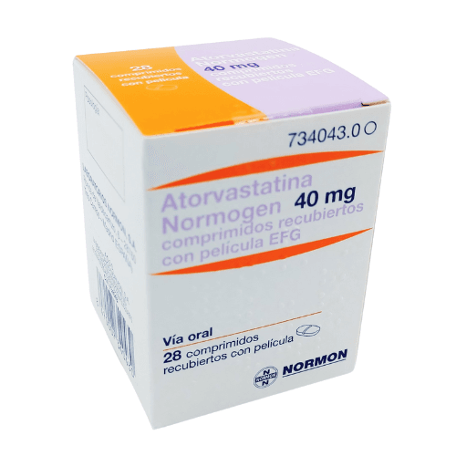 ატორვასტატინი ნორმოგენი ტაბლეტი 40მგ #28