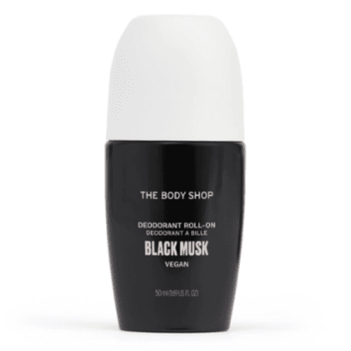 ბოდი შოპი - დეოდორანტი ბურთულიანი შავი მუშკი ალუმინის გარეშე 50მლ