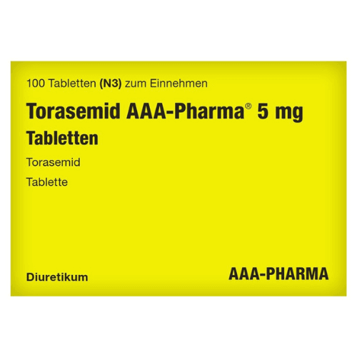 ტორასემიდი ააა ტაბლეტი    5მგ #100